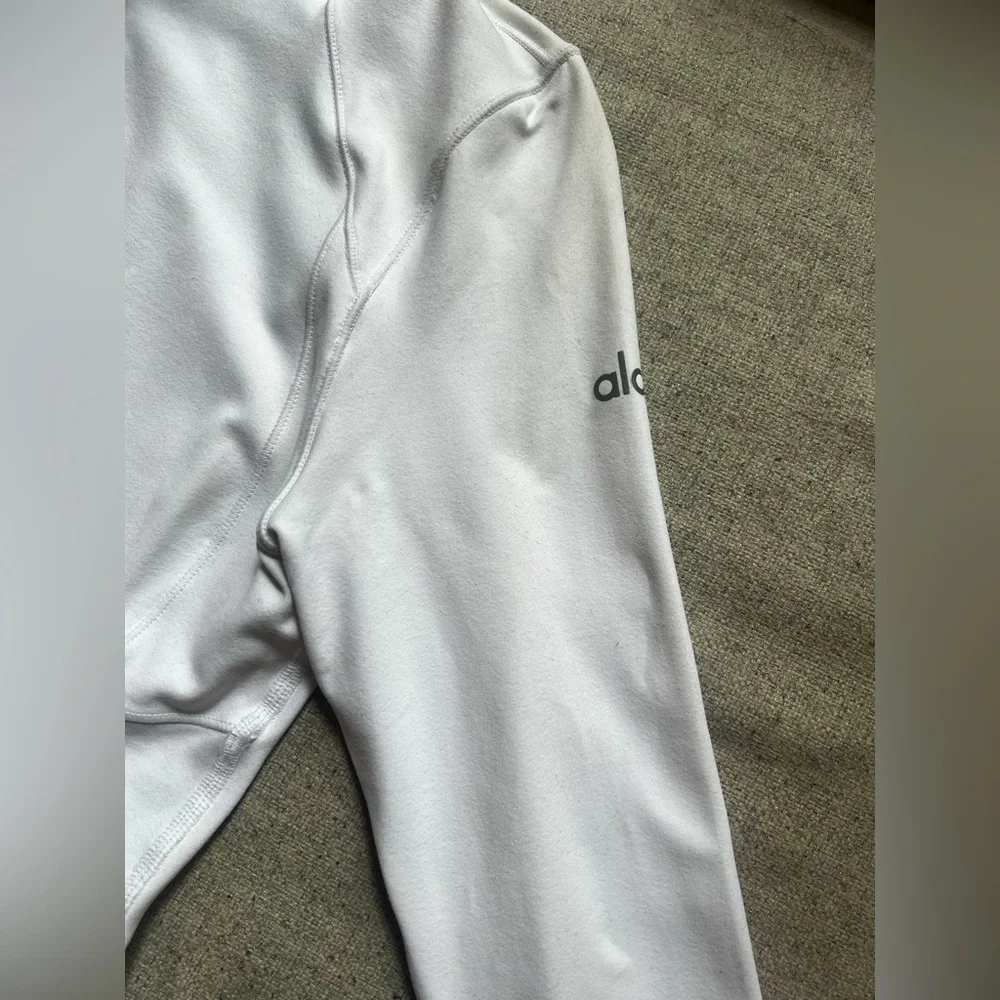 🤍Alo Yoga Formation Jacket White Sz S Sculpting Zip Up SOLD OUT - Picture 4 of 6